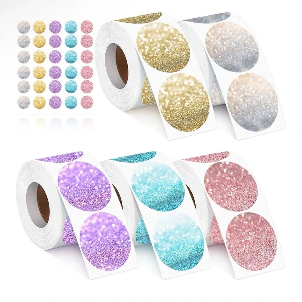 (50) 2” Qr Code Stickers 15 Colors Available